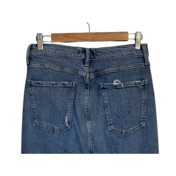 Not For Sale Agolde Jeans Women 28 Blue Nico Denim‎ High Rise Slim Fit Fray - Picture 8 of 11